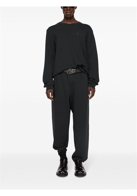 felpa girocollo unisex nera ACNE STUDIOS | CI0187900